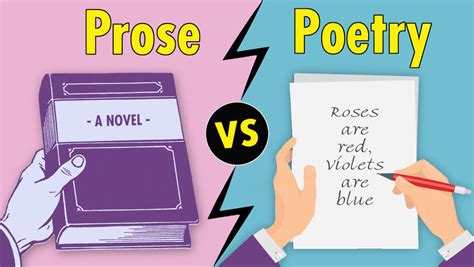 What's the Difference between Prose and Poetry: A Delicate Dance between Forms