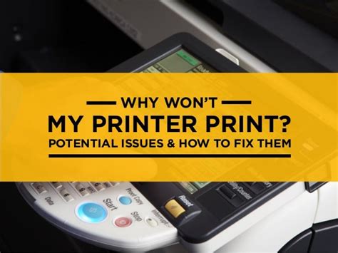 Why Won't My Printer Print from My Computer and Some Likely Solutions